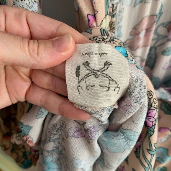 SOLD Spell Sayulita Frill Gown Size Small - Picture 7 of 7